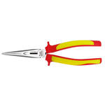 Teng Tools Pliers, 200 mm Overall, Straight Tip, VDE/1000V
