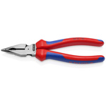 Knipex 22 Combination Pliers, 185 mm Overall, Straight Tip