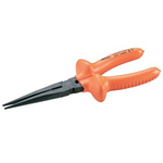 SAM Long Nose Pliers, 200 mm Overall, Straight Tip, 77mm Jaw