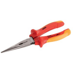 SAM Long Nose Pliers, 200 mm Overall, Straight Tip, 52mm Jaw