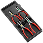 Facom 4-Piece Circlip Pliers, 175 mm Overall