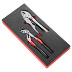 Facom 2-Piece Long Nose Pliers, 188 mm Overall