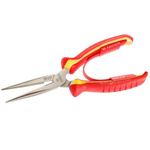Facom Long Nose Pliers, 200 mm Overall, Straight Tip