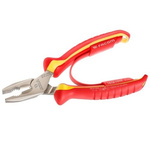 Facom Combination Pliers, 165 mm Overall, Flat Tip, VDE/1000V