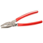 Facom Combination Pliers, 205 mm Overall, Flat Tip
