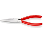 Knipex Flat Nose Pliers, 160 mm Overall, Flat, Straight Tip, 46.5mm Jaw
