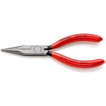 Knipex Long Nose Pliers, 140 mm Overall, Straight Tip, 42mm Jaw