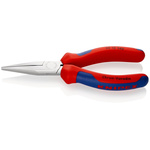 Knipex Long Nose Pliers, 150 mm Overall, Straight Tip, 1.65625in Jaw