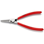 Knipex 46 13 A2 Circlip Pliers, 180 mm Overall, Straight Tip