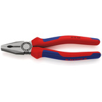 Knipex Combination Pliers, 205 mm Overall, Straight Tip