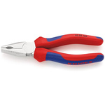 Knipex Combination Pliers, 170 mm Overall, Straight Tip