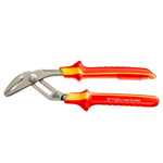 Facom 180A.VE Long Nose Pliers, 250 mm Overall, Bent Tip, VDE/1000V
