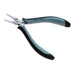 CK T3770 1D120 Flat Nose Plier, 120 mm Overall, Straight Tip, 20mm Jaw, ESD