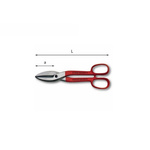 Usag 350 mm Straight Shears for Steel