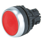 BACO Flush Red Push Button Head - Spring Return, 22mm Cutout, Round