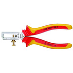 Gedore VDE 8098 H Series Stripping Pliers Wire Stripper, 0.8mm Min, 6.0mm Max, 160 mm Overall