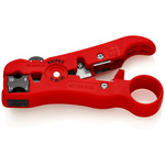 Knipex 16 60 06 SB Series Stripping tool for coaxial and data cables, 125 mm Overall