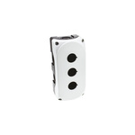 Lovato Grey Plastic Platinum Push Button Enclosure - 3 Hole 22mm Diameter