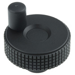 Elesa Black Technopolymer Hand Wheel 34498-C9, 50mm