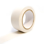 COBA White PVC 50mm Hazard Tape, 33m x
