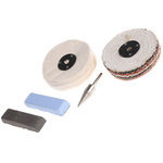 RS PRO 2x 114g Polishing Kit 4in Containing Arbor, Polishing Buff, Polishing Compound