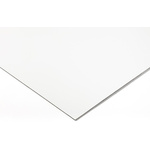 White Aluminium Sheet, 1.22m Long, 3.5kg/m2, 1.22m x 3mm, Suitable For Cladding, Fascia Panels, Folded Parts, Sign Trays