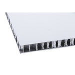 White Aluminium Sheet, 600mm Long, 600mm x 15mm