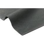 RS PRO Black Rubber Sheet, 1m x 2m x 25mm