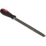 RS PRO 200mm, Second Cut, Half Round Engineers File With Soft-Grip Handle