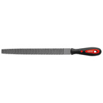 RS PRO 200mm, Bastard, Rasp Cut, Flat Engineers File With Soft-Grip Handle