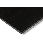 Black Plastic Sheet, 500mm x 300mm x 16mm