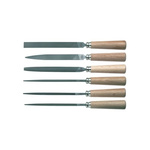 CK 160mm, Second Cut, Flat, Half Round, Round, Square, Triangular Engineers File With Soft-Grip Handle