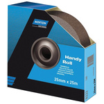 Norton P320 Grit Very Fine Sandpaper Roll, 25m x 38mm