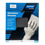Norton T489 Waterproof Sheets P800 Grit Very Fine Sanding Sheet, 280mm x 230mm