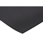 RS PRO Black Rubber Sheet, 600mm x 600mm x 1.5mm