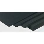 RS PRO Black Rubber Sheet, 1.2m x 1.2m x 6mm