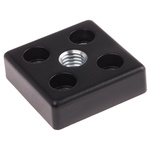 RS PRO 40 Base Plate, Connector Bracket & Joint, 8mm, M10, M5 Thread