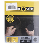 Flexovit Flexovit Pro Emery Sheets P100 Grit Medium Sanding Sheet, 280mm x 230mm