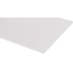 White Plastic Sheet, 600mm x 600mm x 2.5mm
