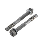 RS PRO Carbon Steel Anchor Bolt M10, fixing hole diameter 10mm, length 100mm