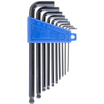 RS PRO 10 piece L Shape Imperial Hex Key Set, 1/16 → 3/8in