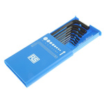 RS PRO 8 piece L Shape Metric Hex Key Set, 2 → 10mm