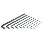 RS PRO 9 piece L Shape Metric Hex Key Set, 1.5mm
