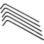 RS PRO 5 piece L Shape Metric Hex Key Set, 4mm