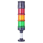 AUER Signal ECOmodul LED Beacon Tower With Buzzer, 3 Light Elements, Amber, Green, Red, 24 V ac/dc
