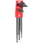 RS PRO 9 piece L Shape Metric Hex Key Set, 1.5mm