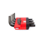 RS PRO 9 piece L Shape Imperial Hex Key Set, 1/16 → 3/8in