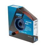 Norton P120 Grit Fine Sandpaper Roll, 25m x 38mm