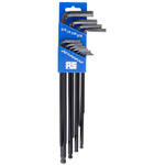 RS PRO 12 piece L Shape Imperial Hex Key Set, 0.05 → 7/32"