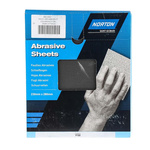 Norton T489 Waterproof Sheets P180 Grit Very Fine Sanding Sheet, 280mm x 230mm